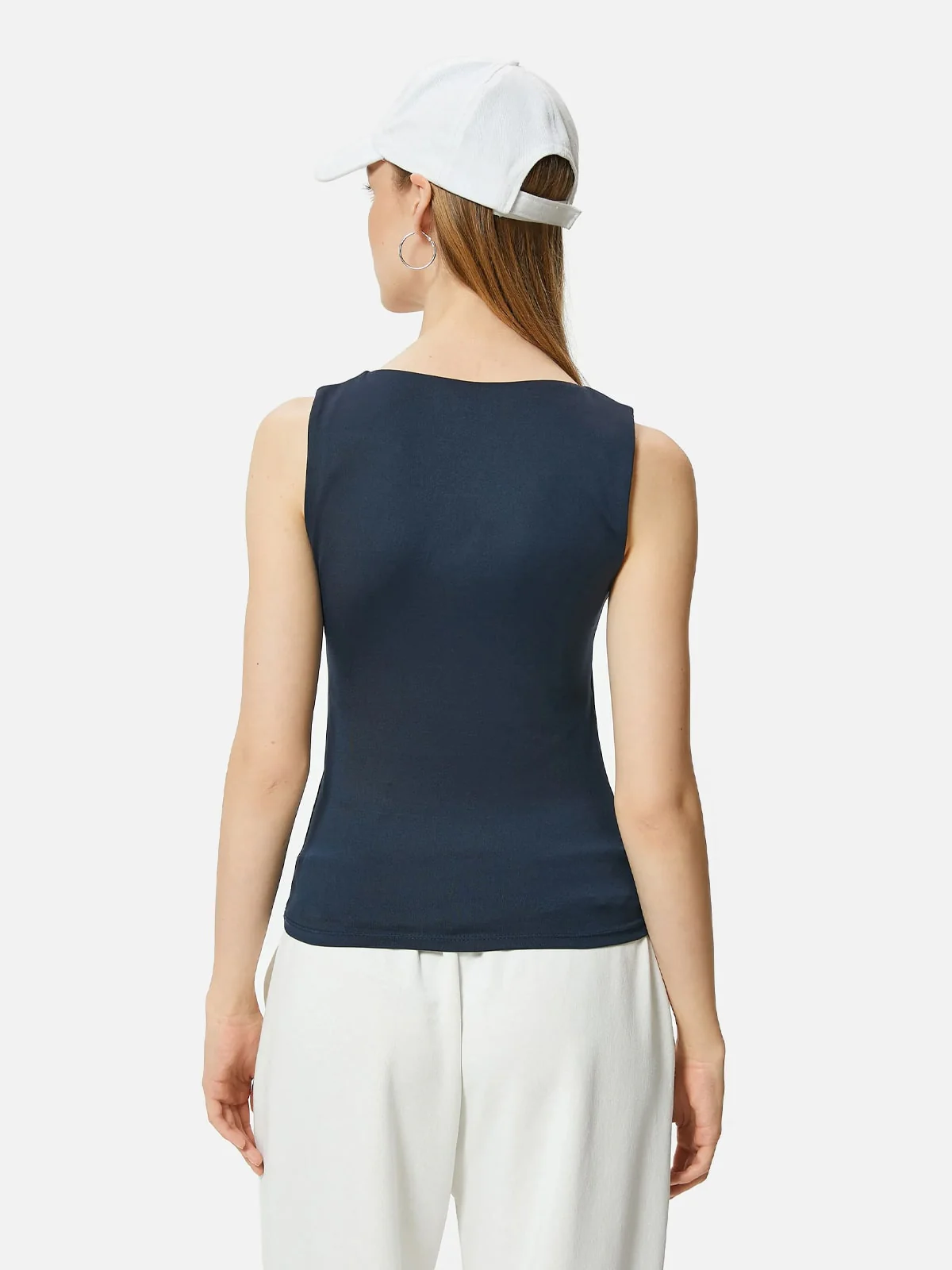 Basic Sleeveless Tank Top - 图片 2